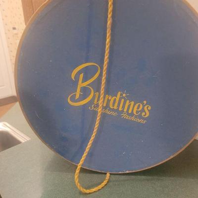 An old Burdines, hat box