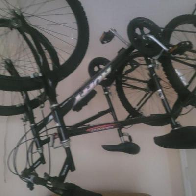 Two very nice bikes, a mans and a ladies