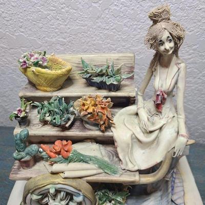 Emilio Tezza Signed Italian Sculpture