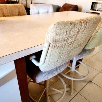 Comfy Retro Bar Stools