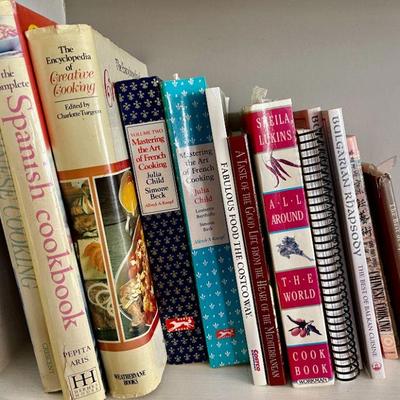 Lot 029-B: Cookbooks All Around the World

Features: 
â€¢	Titles include Middle East, Spanish, Chinese, Bulgarian and American cuisine...