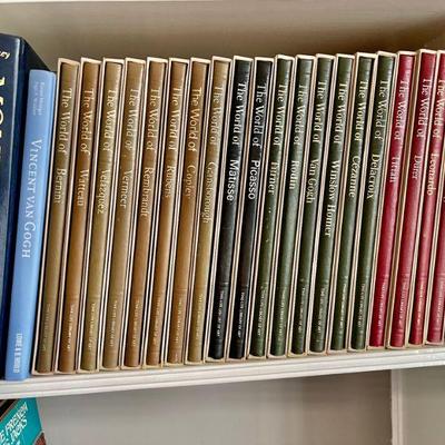 Lot 031-B: Great Masters Art Book Library

Includes: 
â€¢	Incomplete set of the Time-Life Library of Art (21 volumes, in original...