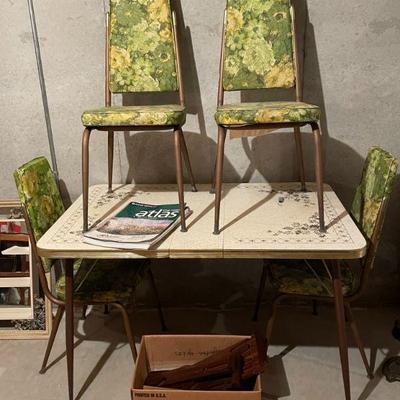 Vintage table and chairs
