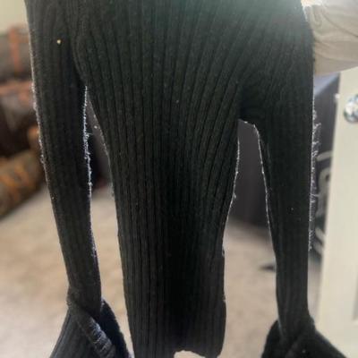 Yohji  Yamamoto bell sleeve sweater 