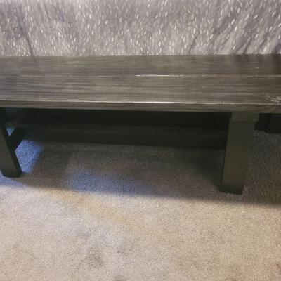 Wood bench