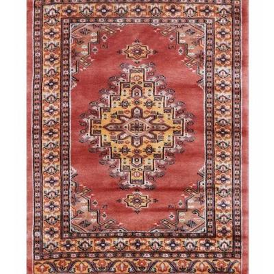 Hand knotted Kafkazi Rug 4'3" x 2'8"
$340...