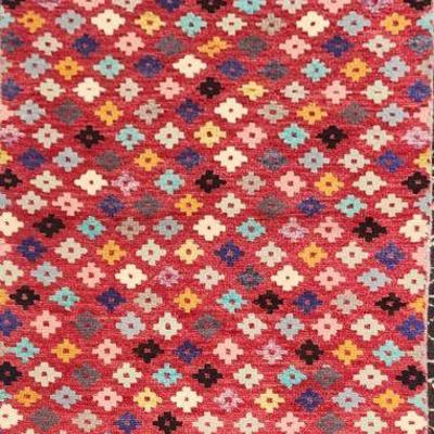 Hand knotted Moroccan rug 2'5" x 8'0"
$387...