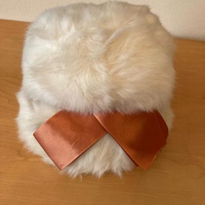 1960s Christian Dior rabbit hat