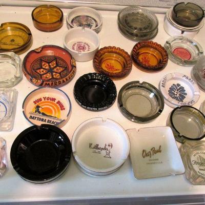 Vintage ashtrays