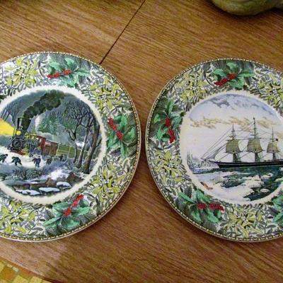 Vintage Currier plates