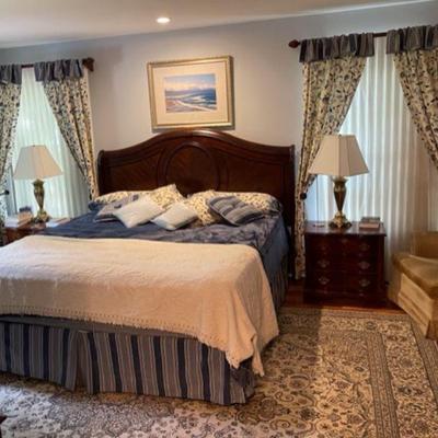 King Size Mahogany Headboard