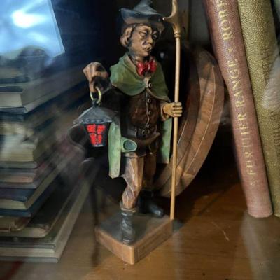 German Black Forest Type Hand-Carved Figurine $30