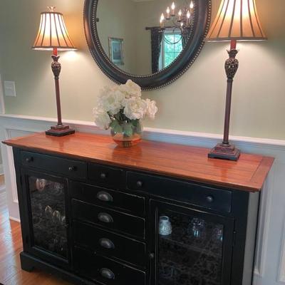 Madison Furniture Barn/Canadel Sideboard with excellent construction and condition. Wine bottle storage within, large amount of storage...