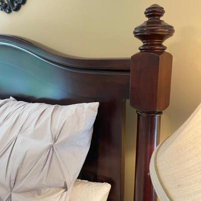 Restoration Hardware King Camden & Sutter Arch Bed,  This bed has allure that endures.  Woodworkers build each piece from American...