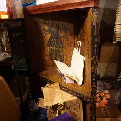 Beautiful hand carved corner shelf