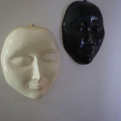 Blow Molded faces 1960's