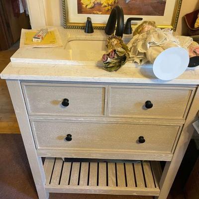 Brand new vanity with Kohler faucet