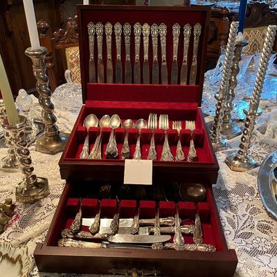 Service for 12 + and many serving pieces