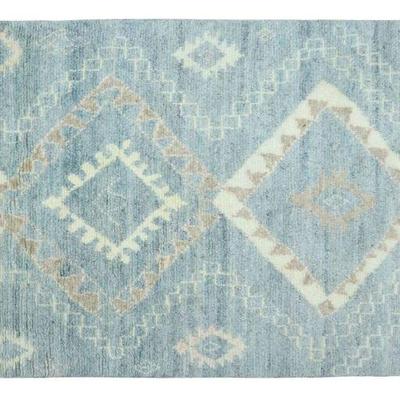 Hand knotted Indian Modern Rug 6'0" x 9'0"...
