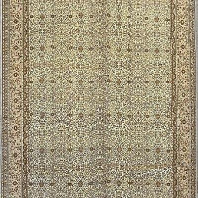 Turkish Hand-Knotted Rug 6' x 9'4"...