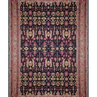 Turkish Hand-Knotted Rug 11'10 x 8'4"...