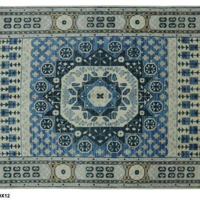 Hand knotted Indian Modern Rug 9'0" x 12'0"...