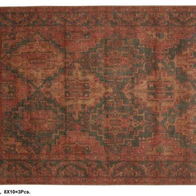 Hand knotted Indian Modern Rug 8'0" x 10'0"...