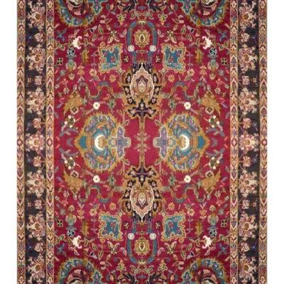 Turkish Hand-Knotted Rug 11'9" x 8'9"...
