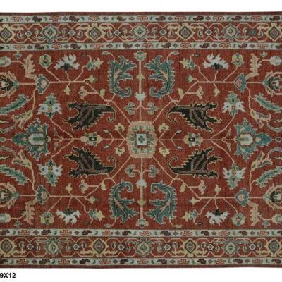 Hand knotted Indian Modern Rug 9'0" x 12'0"...
