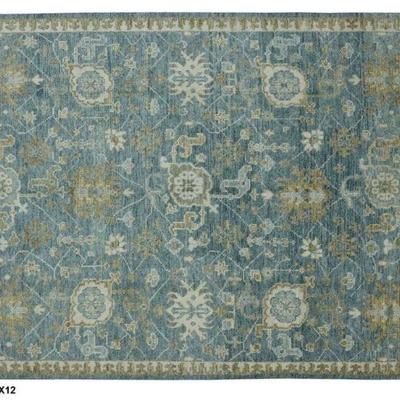 Hand knotted Indian Modern Rug 9'0" x 12'0"...