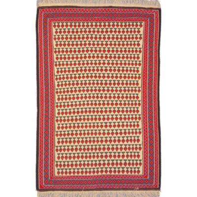 Sanandaj Persian Kilim 5'2" X 3'3"...