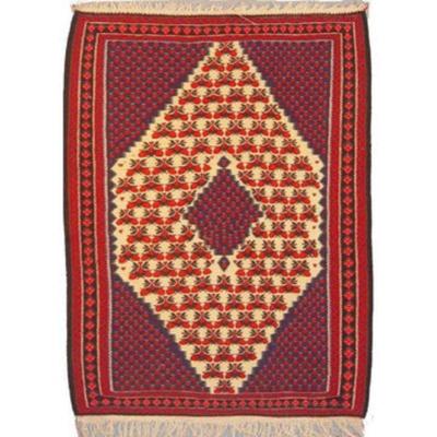 Sanandaj Persian Kilim 5'0" X 3'10"...