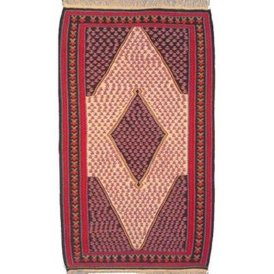 Sanandaj Persian Kilim 5'10" X 3'5"...