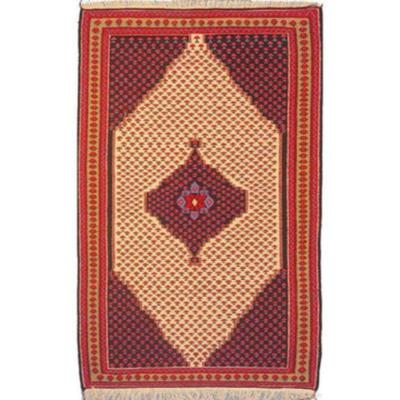 Sanandaj Persian Kilim 5'3" X 3'5"...