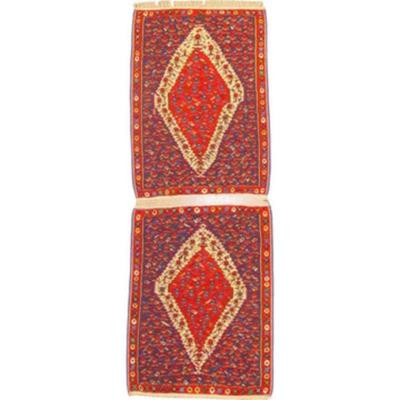 Sanandaj Persian Kilim 5'1" X 3'9"...