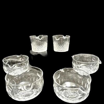 Crystal wine rinsers