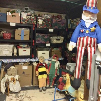 Garage crafting supplies
