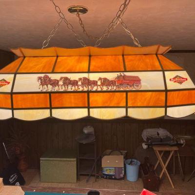 Budweiser pool table light