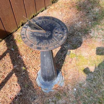 Sundial on Pedestal 