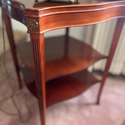 Antique side table $75
