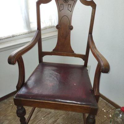 Leather Captains Chair