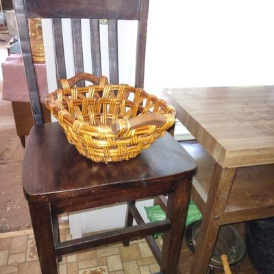 Stool & Basket