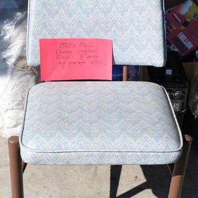 1950s Vinyl Chairs (Set of 5)