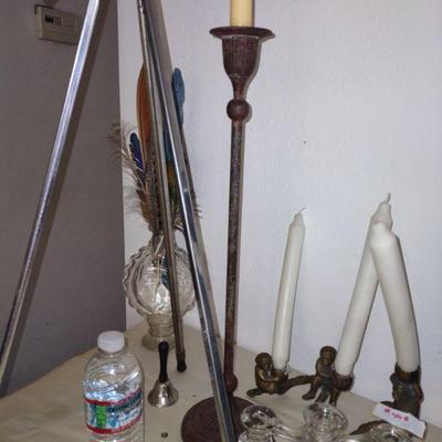 Antique Brass Candle holders