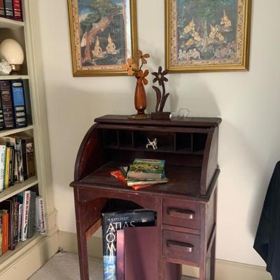Roll top desk