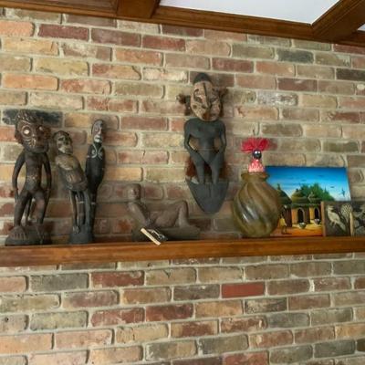Tribal hand carved art