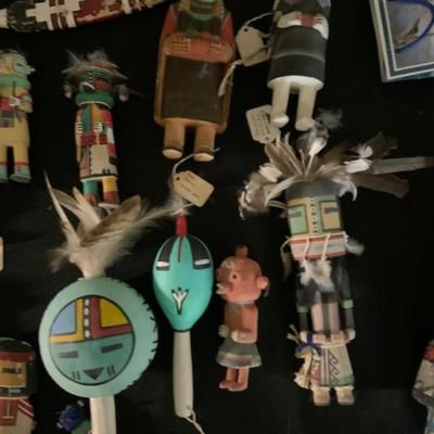 Vintage Kachina dolls