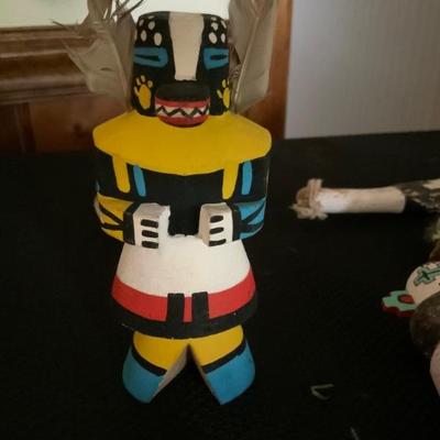 Vintage Kachina doll, Badger