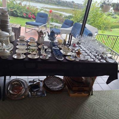 Waterford, Val St. Lambert, Belgian crystal, Stolzle,Lausitz and Coalport