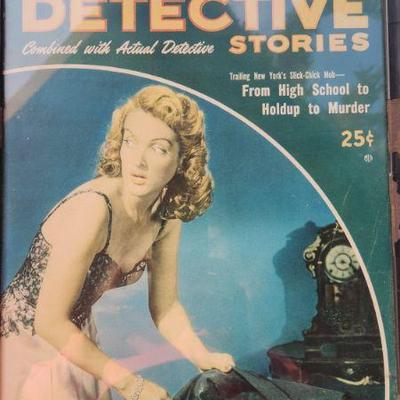 1940s framed mag cover from models estate